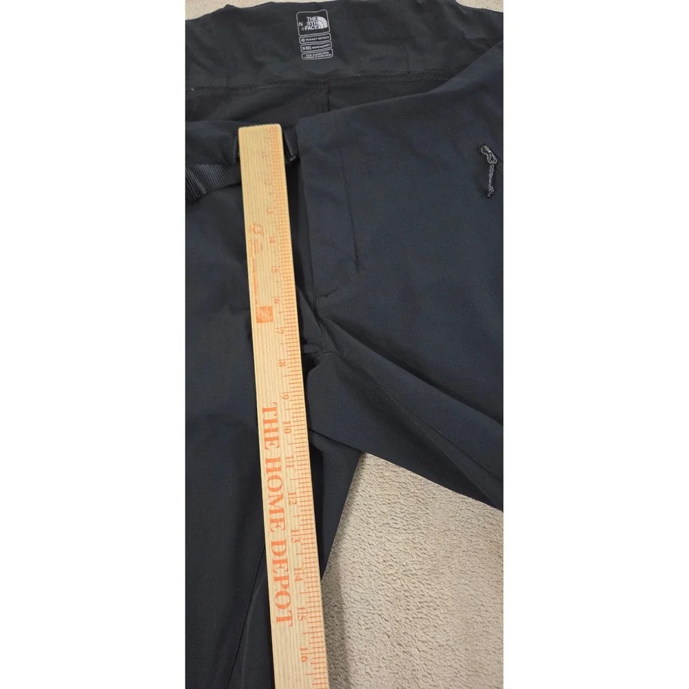 The North Face Summit Series Belted Pants Men's 36x32 Black Stretch Hiking EUC